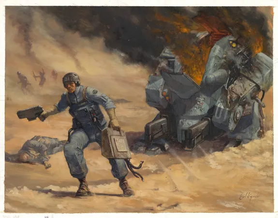 Colored illustration, Game AT 43, Karl Kopinski
