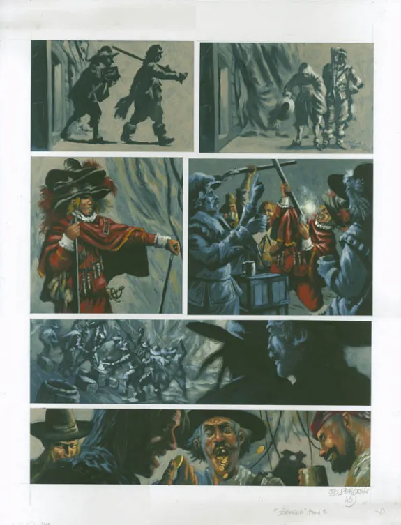 Planche couleur, Jéronimus, Deuxième partie (T.2), Jean Denis Pendanx