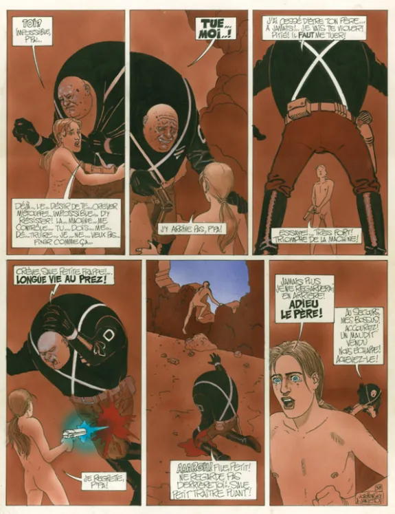 Planche couleur, Avant l'Incal, 1ère partie - Les deux orphelins (T.1), Zoran Janjetov