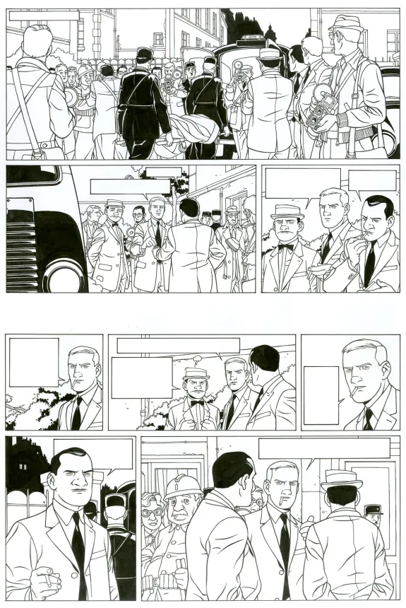 Planche noir et blanc, Kaplan & Masson, La théorie du chaos (T.1), Jean-Christophe Thibert