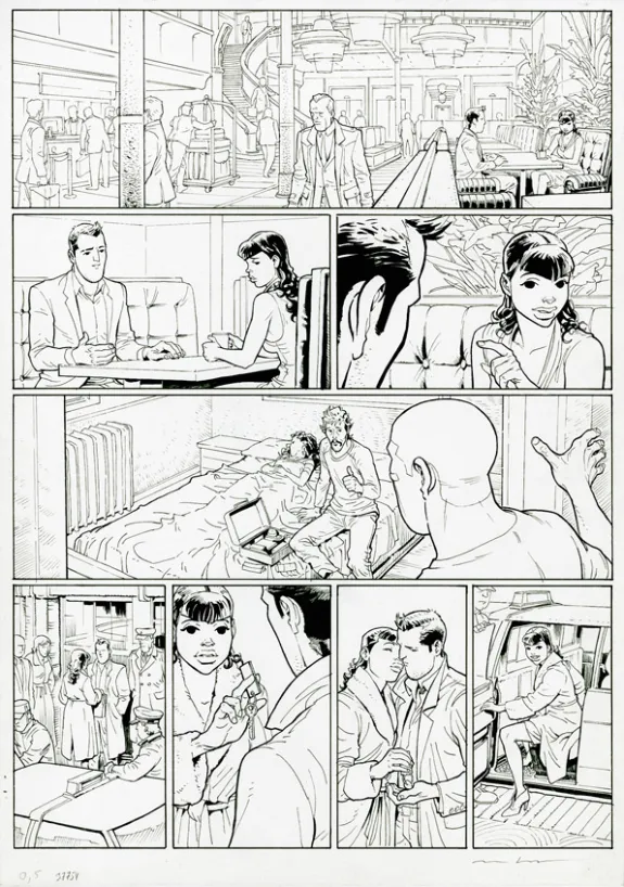 Planche noir et blanc, Ken games, Feuille (T.2), Marcial Toledano