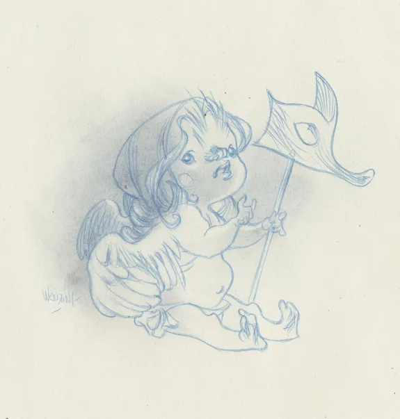 Illustration couleur, Daisies - Affogato All' Amarena, Claire Wendling