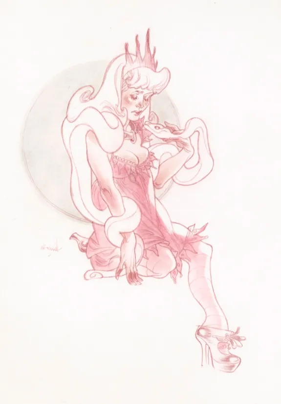Illustration couleur, Daisies - Affogato All' Amarena, Claire Wendling