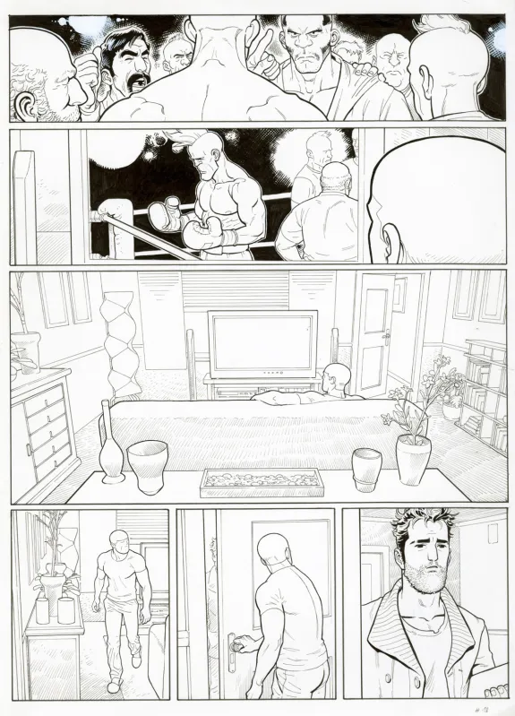 Planche noir et blanc, Ken games, Ciseaux (T.3), Marcial Toledano