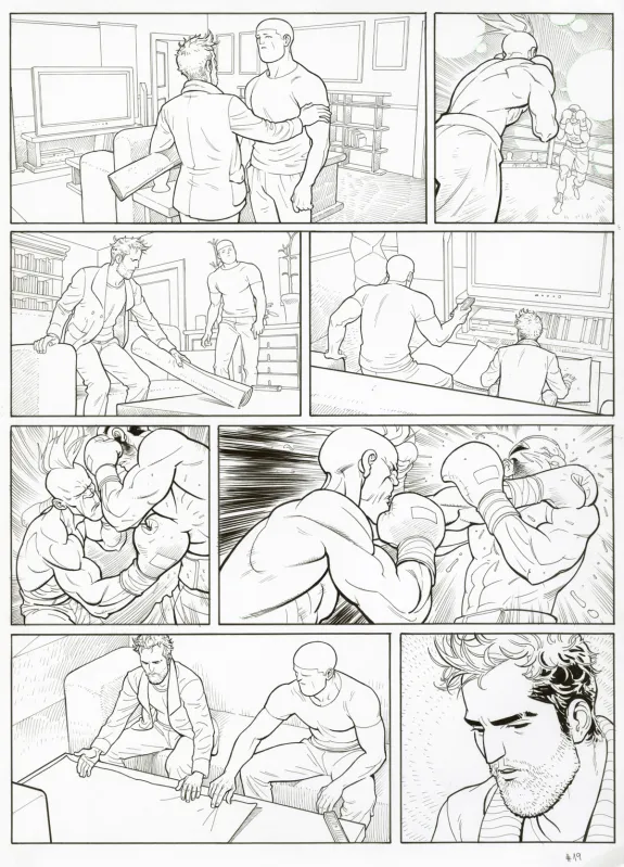 Planche noir et blanc, Ken games, Ciseaux (T.3), Marcial Toledano