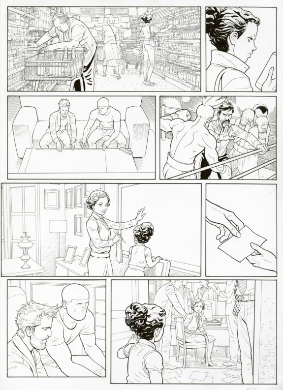 Planche noir et blanc, Ken games, Ciseaux (T.3), Marcial Toledano