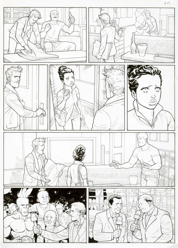 Planche noir et blanc, Ken games, Ciseaux (T.3), Marcial Toledano