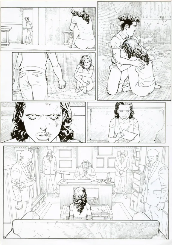 Planche noir et blanc, Ken games, Ciseaux (T.3), Marcial Toledano