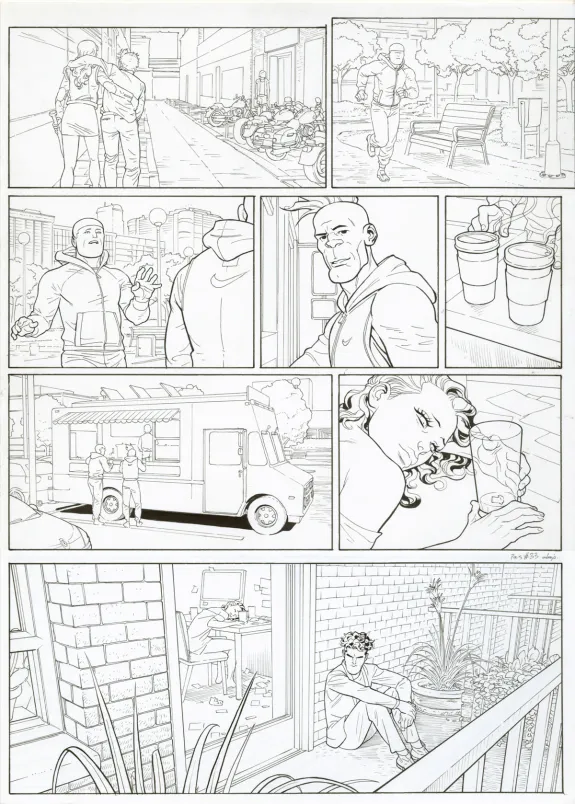 Planche noir et blanc, Ken games, Ciseaux (T.3), Marcial Toledano