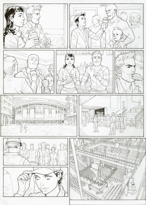 Planche noir et blanc, Ken games, Ciseaux (T.3), Marcial Toledano