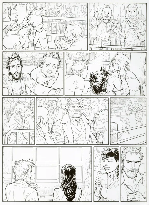 Planche noir et blanc, Ken games, Ciseaux (T.3), Marcial Toledano