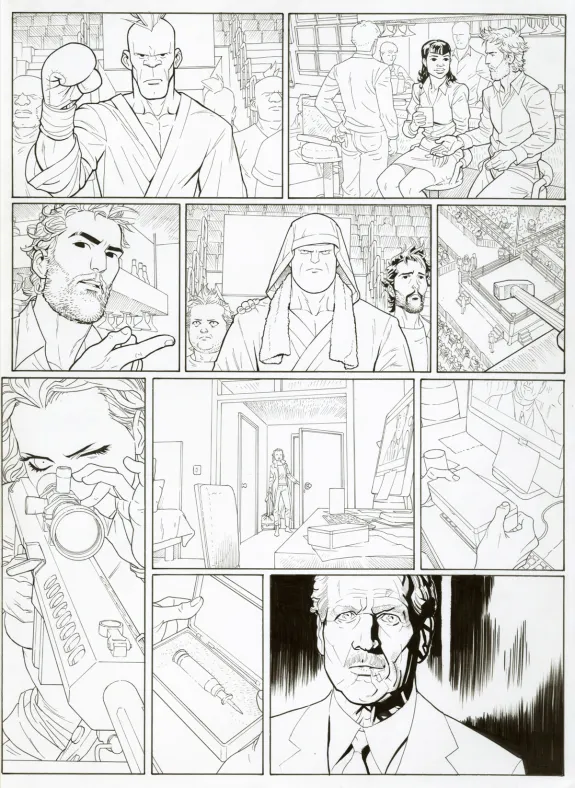 Planche noir et blanc, Ken games, Ciseaux (T.3), Marcial Toledano