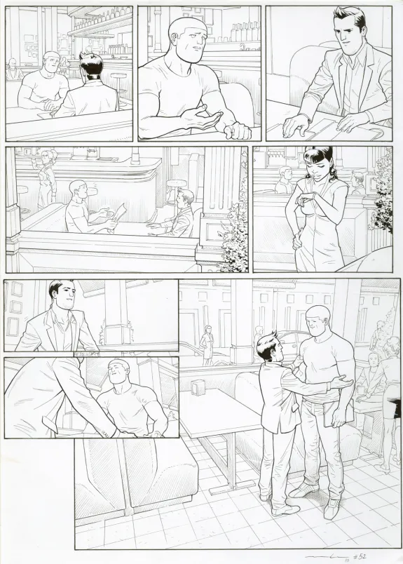Planche noir et blanc, Ken games, Ciseaux (T.3), Marcial Toledano