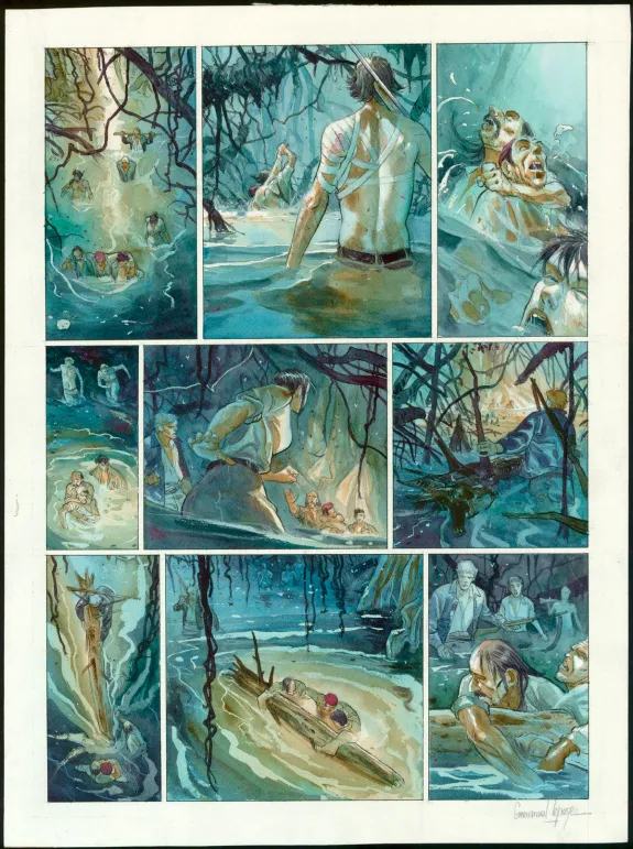 Planche couleur, Muchacho, Tome 2 (T.2), Emmanuel Lepage