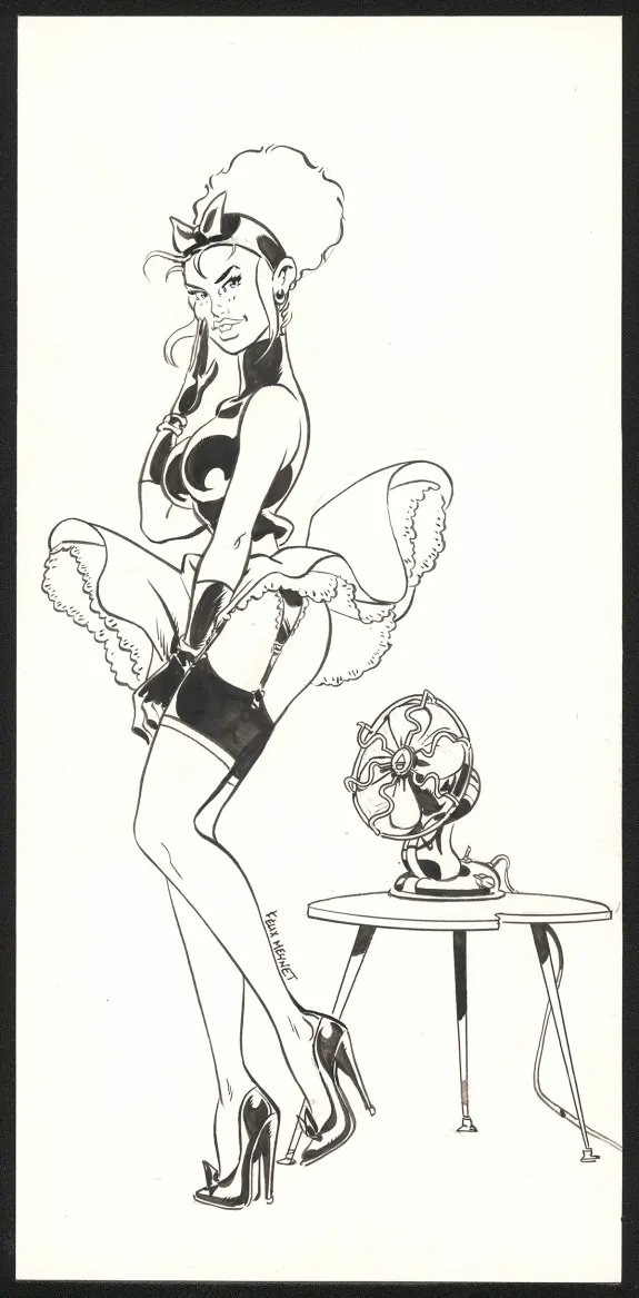 Illustration noir et blanc, Félix Meynet