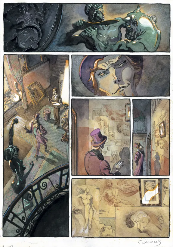 Planche couleur, Dorian Gray, Enrique Corominas