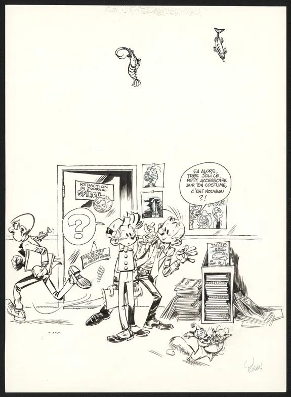 Couverture, Spirou et Fantasio,  Yoann