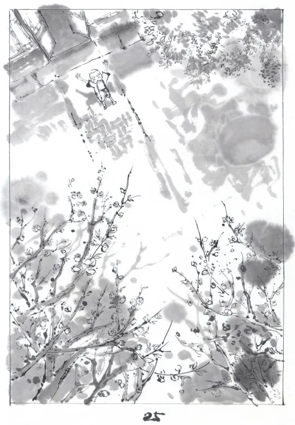 Planche noir et blanc, La Voie de la sagesse, Le printemps de poussière (T.1), An Ji
