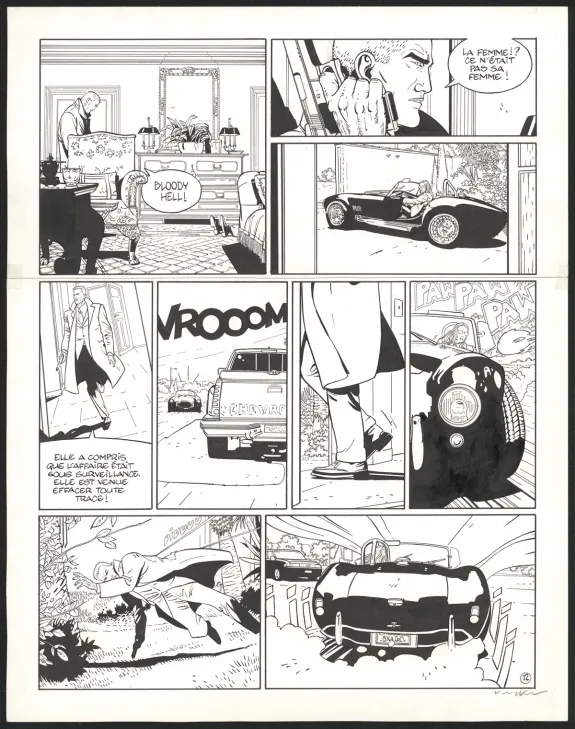 Planche noir et blanc, I.R.$., Silicia Inc. (T.5), Bernard Vrancken