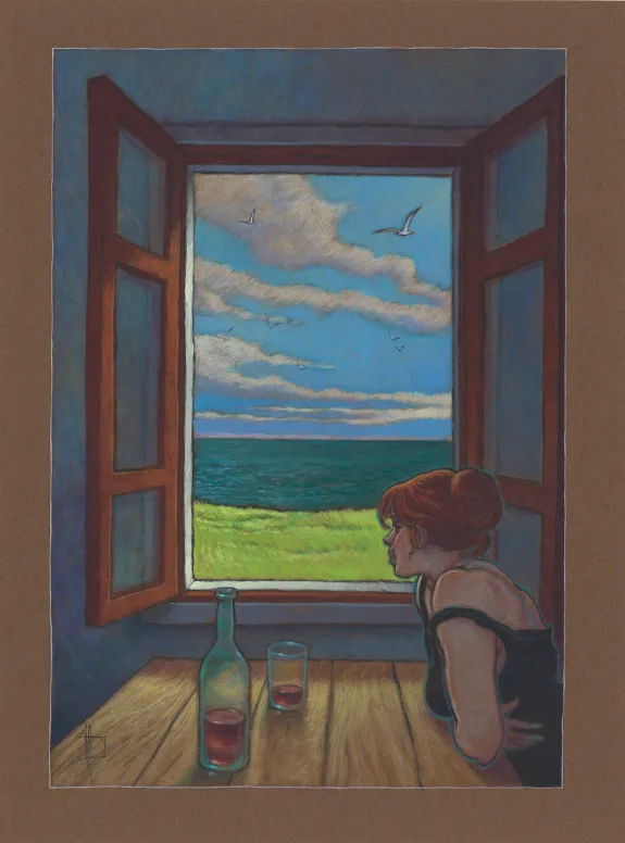 Illustration couleur, Trait de craie, Miguelanxo Prado