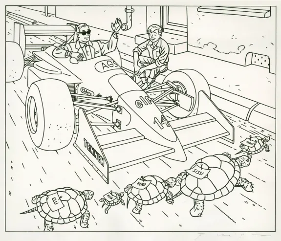 Illustration noir et blanc, Jean-Claude Floc'h
