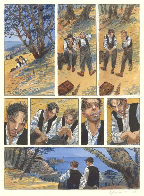 Planche couleur, Mattéo, Deuxième Époque (1917-1918) (T.2), Jean-Pierre Gibrat