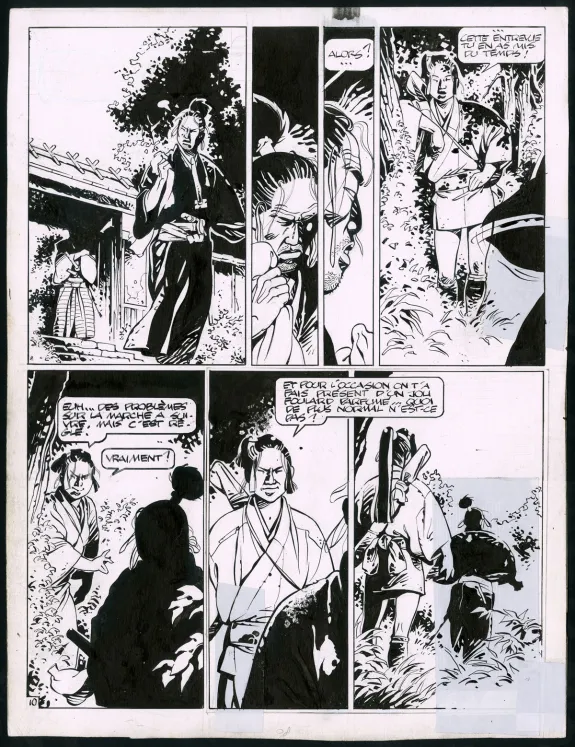 Planche noir et blanc, Kogaratsu, Marc Michetz