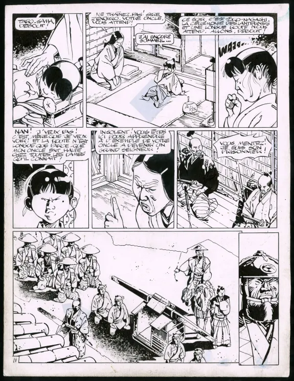 Planche noir et blanc, Kogaratsu, Marc Michetz