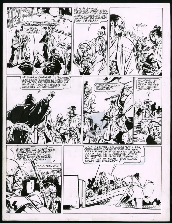 Planche noir et blanc, Kogaratsu, Marc Michetz