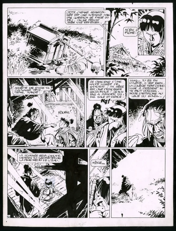 Planche noir et blanc, Kogaratsu, Marc Michetz