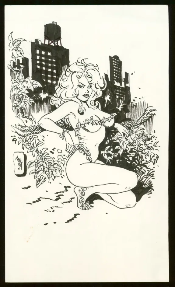 Illustration noir et blanc, Jordi Bernet
