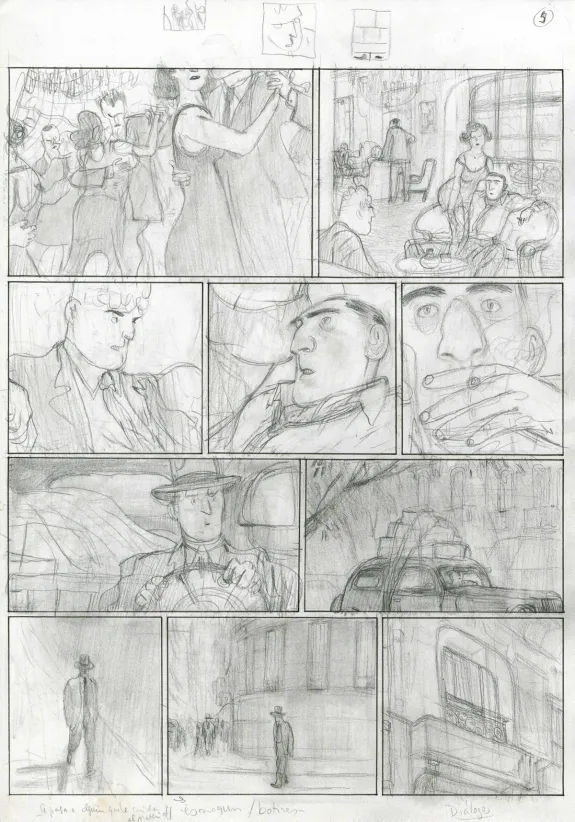 Planche noir et blanc, Chère Patagonie, Jorge Gonzalez