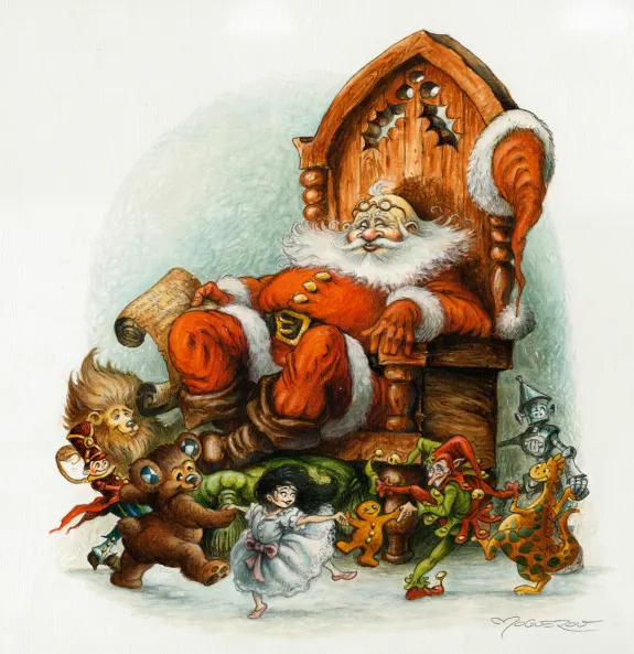 Colored illustration, L'heure des fées, Pascal Moguérou