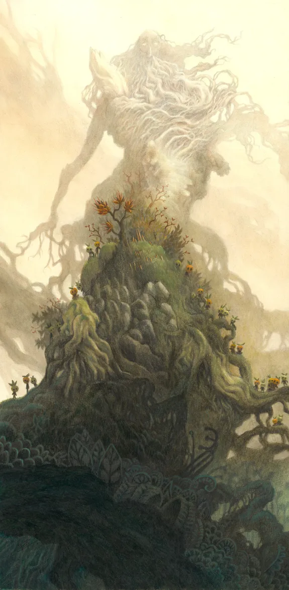 Colored illustration, Paul Echegoyen