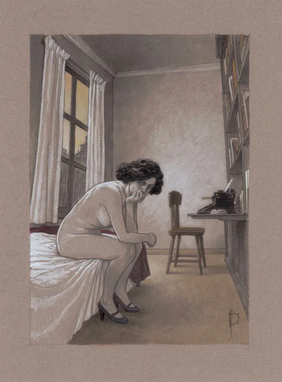 Illustration couleur, Après l’amour - Venin de femmes, Miguelanxo Prado