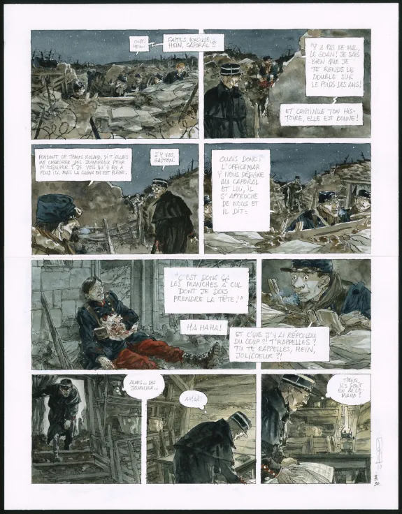 Planche couleur, Notre Mère la Guerre, Deuxième Complainte (T.2),  Maël