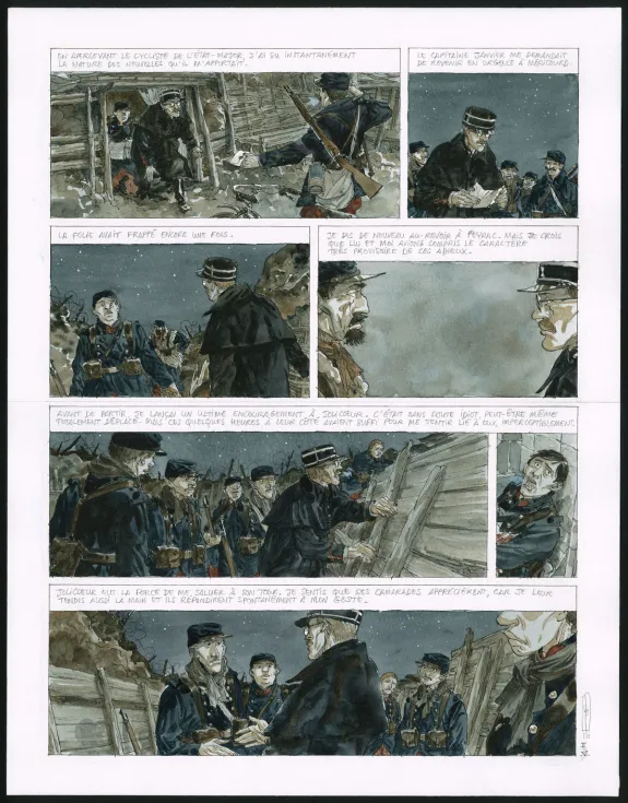 Planche couleur, Notre Mère la Guerre, Deuxième Complainte (T.2),  Maël