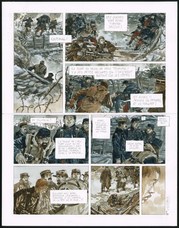 Planche couleur, Notre Mère la Guerre, Deuxième Complainte (T.2),  Maël
