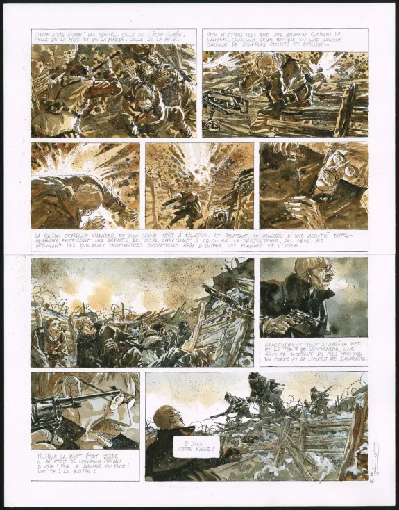 Planche couleur, Notre Mère la Guerre, Deuxième Complainte (T.2),  Maël