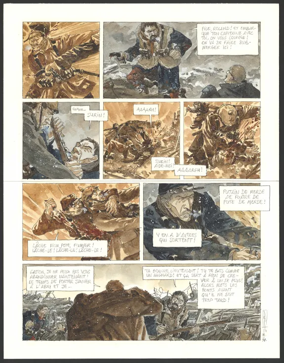 Planche couleur, Notre Mère la Guerre, Deuxième Complainte (T.2),  Maël