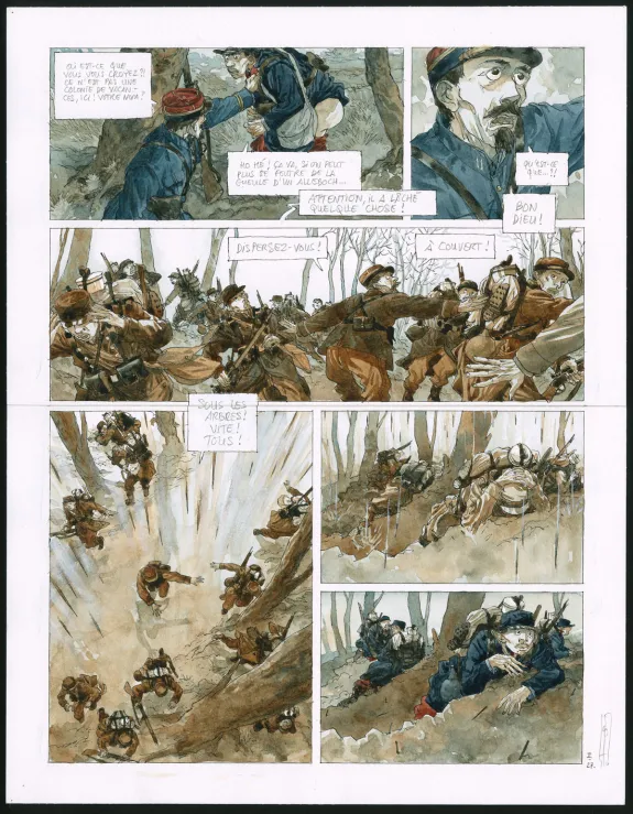 Planche couleur, Notre Mère la Guerre, Deuxième Complainte (T.2),  Maël