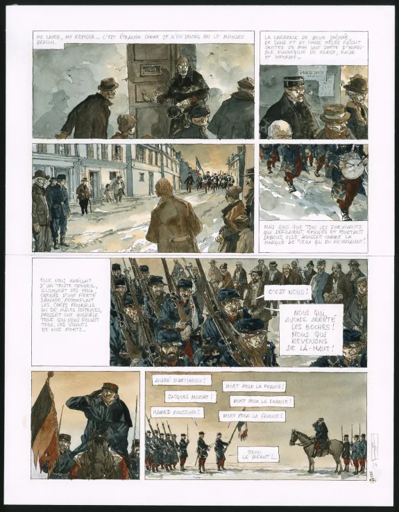 Planche couleur, Notre Mère la Guerre, Deuxième Complainte (T.2),  Maël