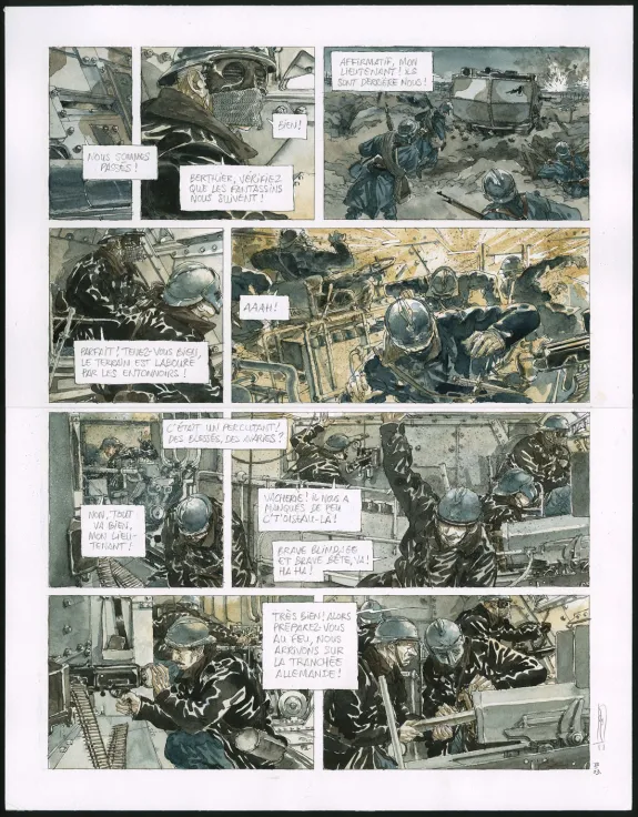 Planche couleur, Notre Mère la Guerre, Troisième Complainte (T.3),  Maël