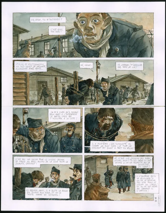 Planche couleur, Notre Mère la Guerre, Requiem (T.4),  Maël