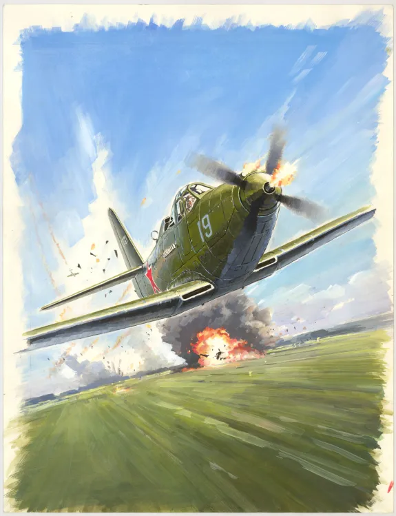 Colored illustration, Lucio Perinotto