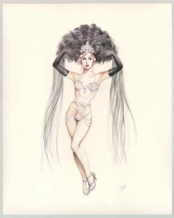 Illustration couleur, Pin-up Art, Maly Siri