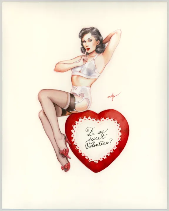 Illustration couleur, Pin-up Art, Maly Siri