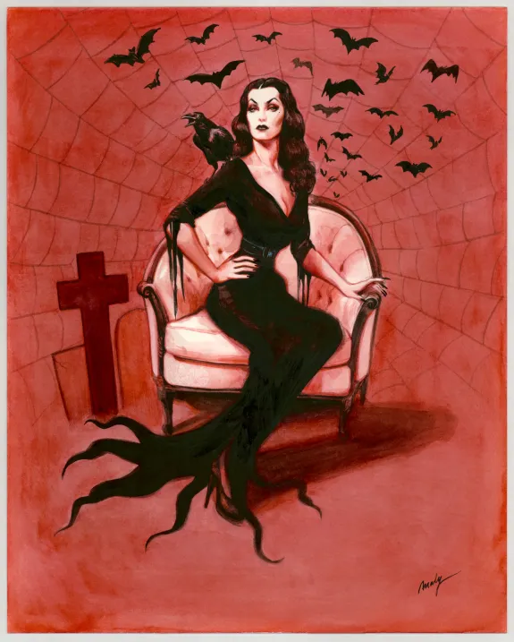 Illustration couleur, Pin-up Art, Maly Siri
