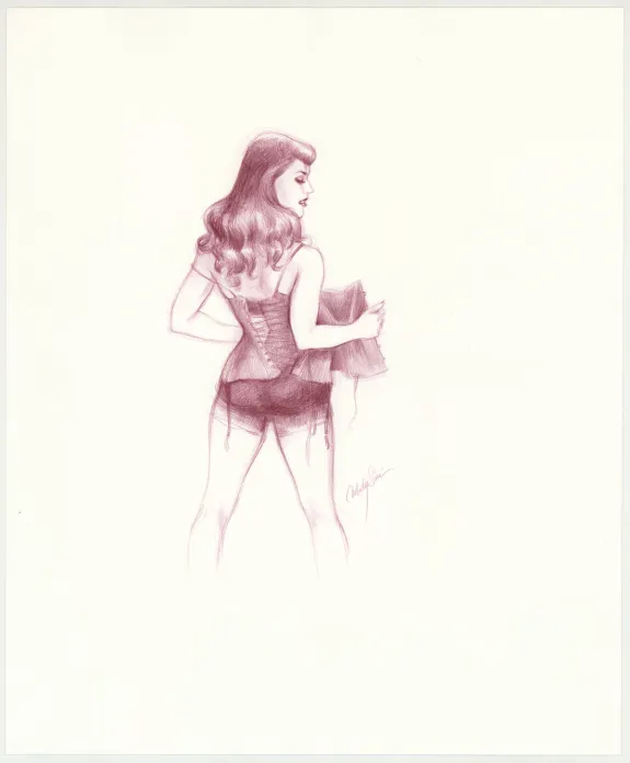 Illustration couleur, Pin-up Art, Maly Siri