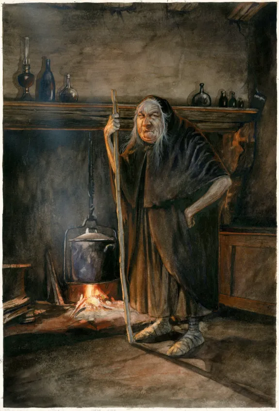 Illustration couleur, Halloween, Jean-Baptiste Monge